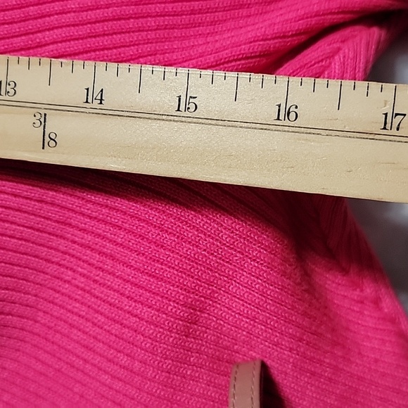 Nwt The Drop Women's Akira Ribbed Pull-on Flare Sweater Pant Plus Size Rose Pink - Picture 7 of 8